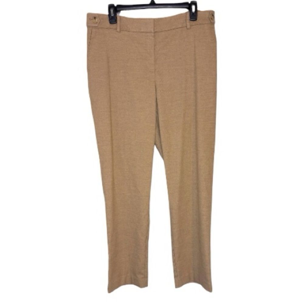 LOFT Tan Straight Leg Women's Pants Size Large Tall